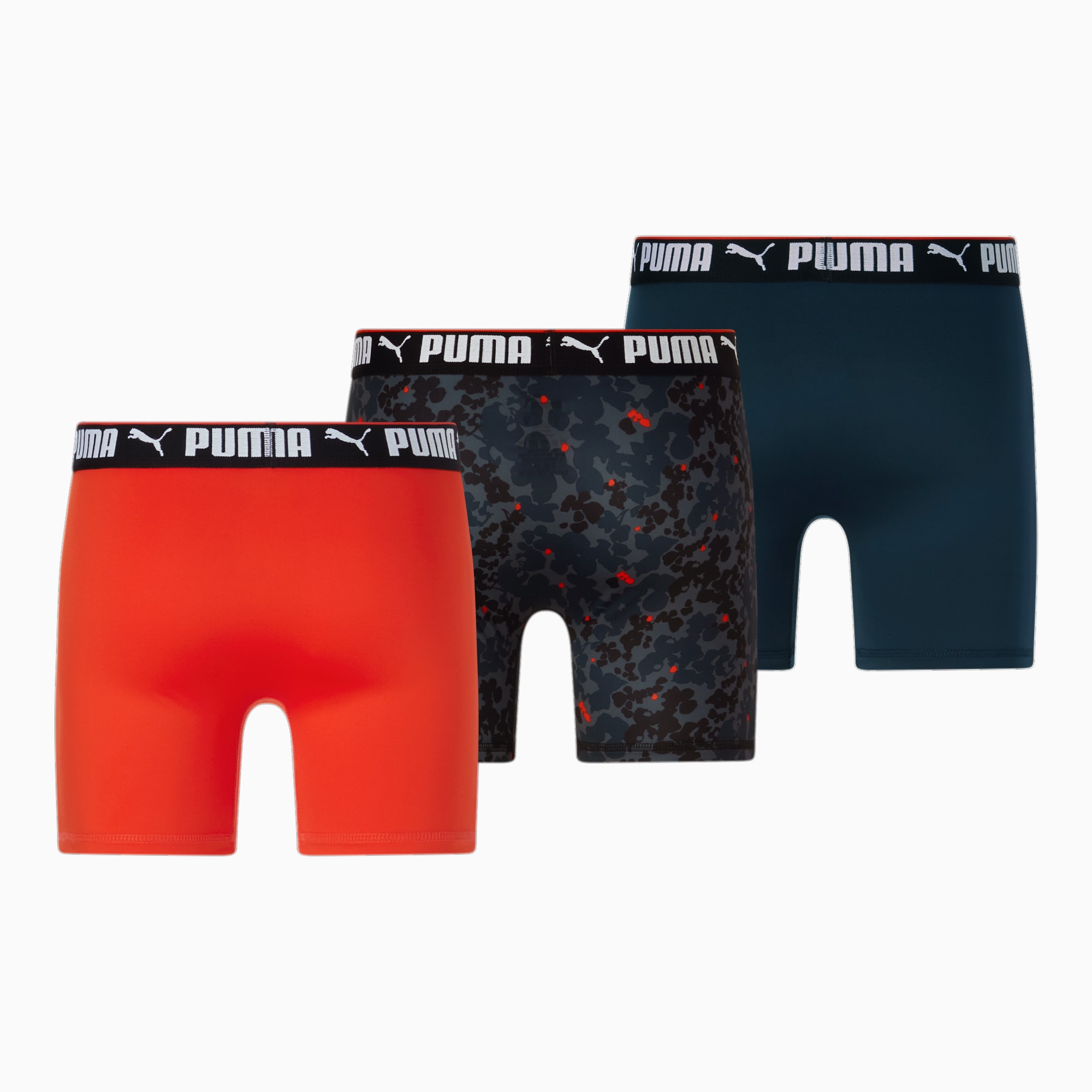 NEW 5 Pack Puma Size Medium 32-34 Mens Boxer Brief Underwear Sport